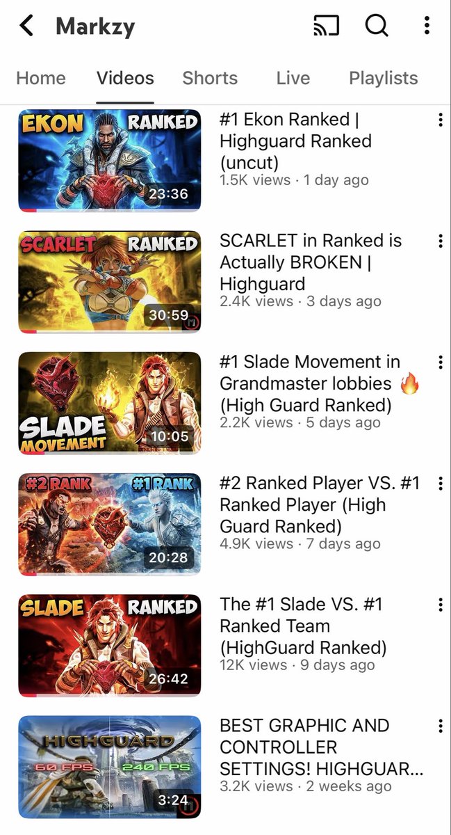 Been getting a lot of support for the High Guard YouTube videos. Will continue to deliver! Thank you <a href="/PlayHighguard/">Highguard</a> for this amazing game!