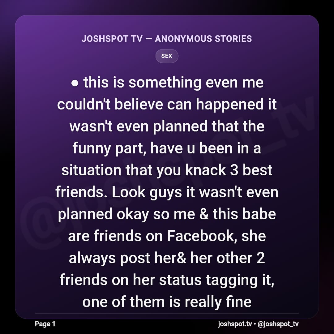 joshspot_tv's tweet photo. How I Ended Up Knacking 3 Best Friends - A Rollercoaster of Lust and Drama!

A Thread 🍿👇 https://t.co/V8ysZA650U