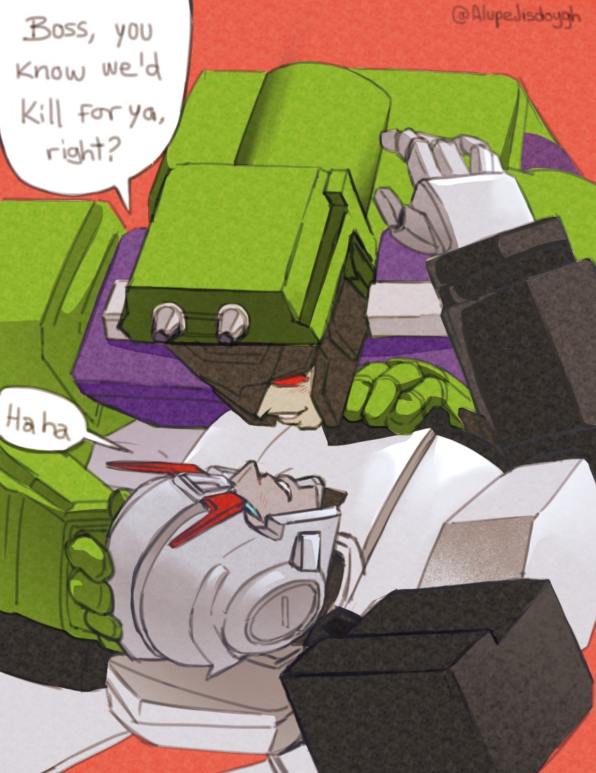 AlupeJisdoygh's tweet image. #constructiprowl #mixmaster 
Im getting comfy drawing like this.