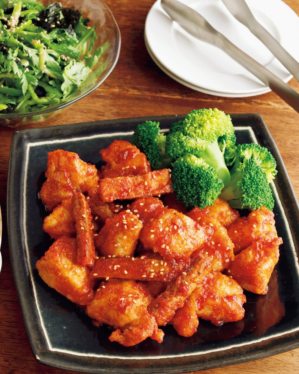 🥢 チキンとごぼうのヤンニョム風 （#ほりえさちこ さんのレシピ