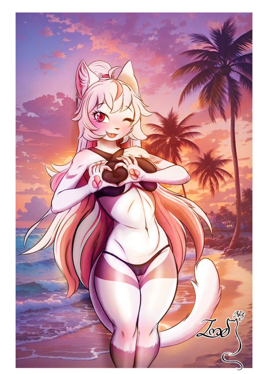 This adorable kitten has arrived, and everyone loves her! She's here to steal hearts 💖🐾 Who wants to keep her company this evening?

A huge and heartfelt thank you to <a href="/kitsumyfox/">Kitsumy</a> for trusting me and letting me use their beautiful kitten in this scene ✨
#nsfwfurryart  #furryoc