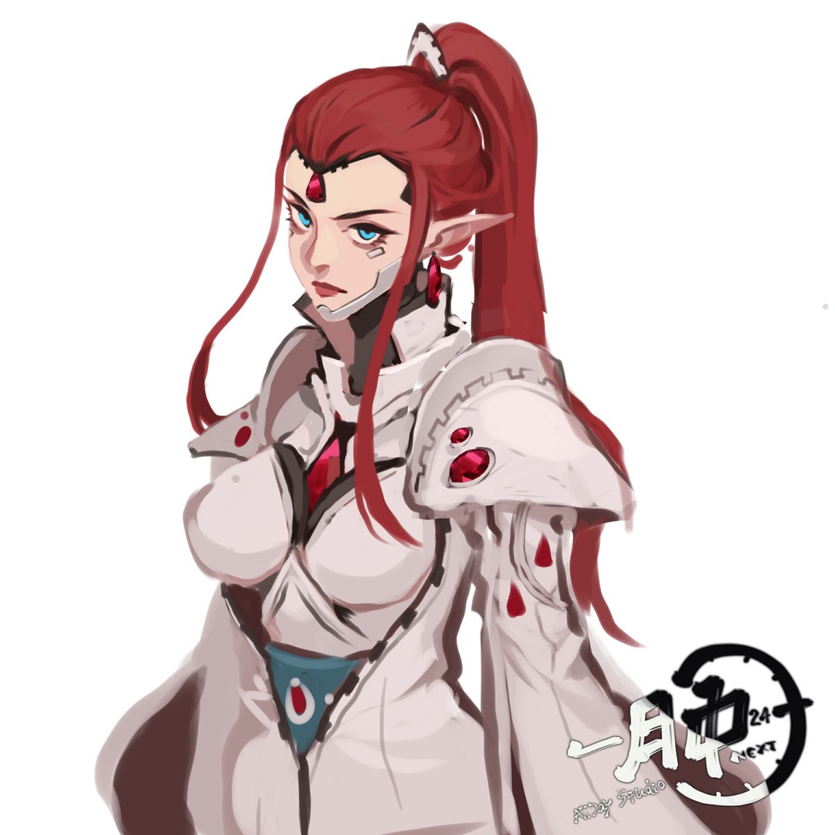 Yomzz_zzz's tweet photo. I begged @AllDayStudioV2 drawing my cute Aeldari OC 😭

Man, she should have a name. https://t.co/iio2wLCIhU