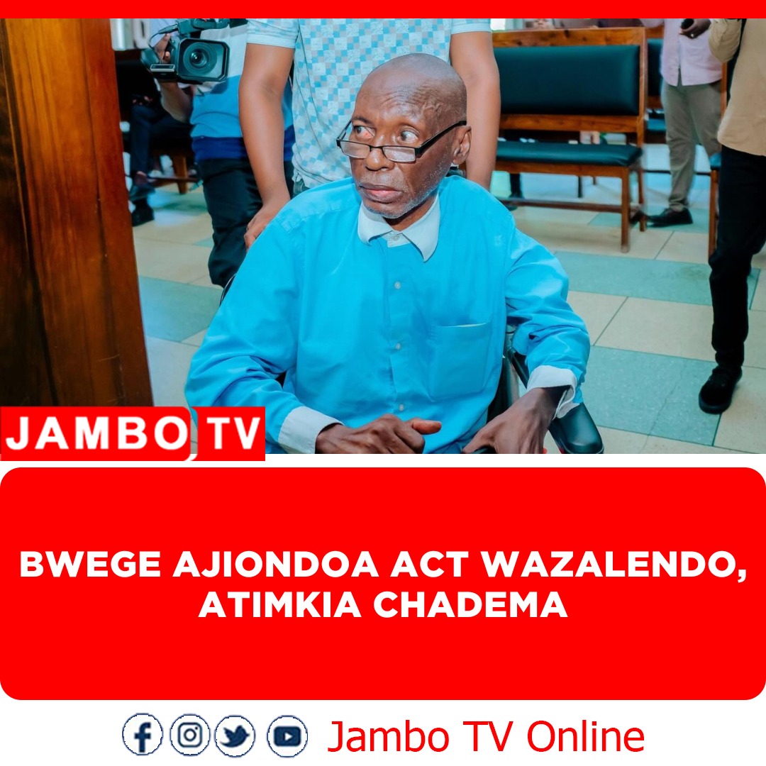 Mwanasiasa machachari na aliyekuwa Mbunge wa Kilwa Kusini, Senior Selemani Said Ally Bungara, maarufu kama "Bwege," ametangaza rasmi kujivua uanachama wa chama cha ACT Wazalendo kuanzia jana, Februari 18, 2026.

Katika taarifa yake aliyoitoa kwa umma, Bwege ameeleza kuwa uamuzi