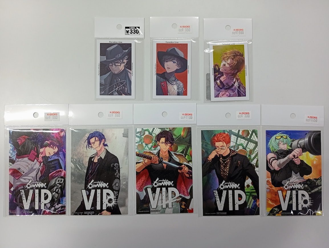 入荷情報】 『Paradox Live』 6th Anniversary POP UP SHOP ◇ジーク