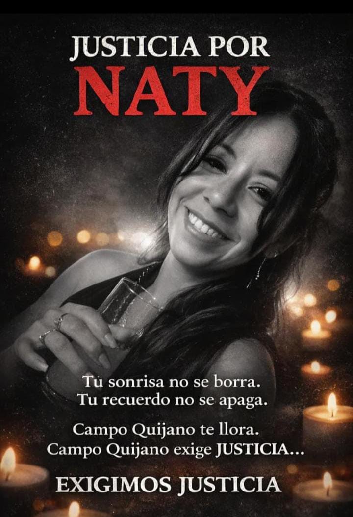 📢JUSTICIA POR NATALIA CRUZ ‼️

🚨Femicidio en Campo Quijano 

Este martes, en el barrio Luz y Fuerza, de Campo Quijano, Natalia Cruz fue víctima de un brutal femicidio.

#EmergenciaNiUnaMenos 📣
