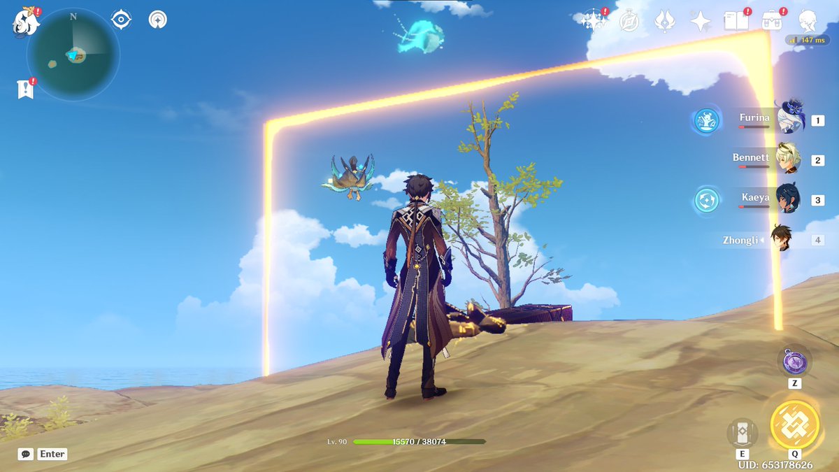 I just wanna reach the lil guy, why did it build like that?! It really annoys me each time this happens when using Zhongli :P