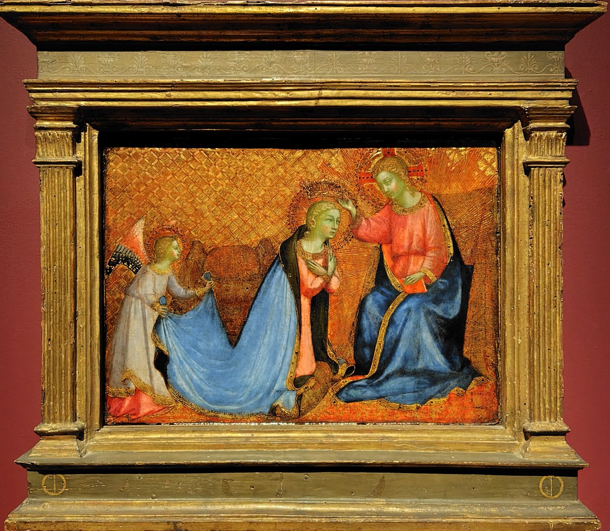 シュテファン・ロッホナー『天使に戴冠された聖母』@クリーブランド