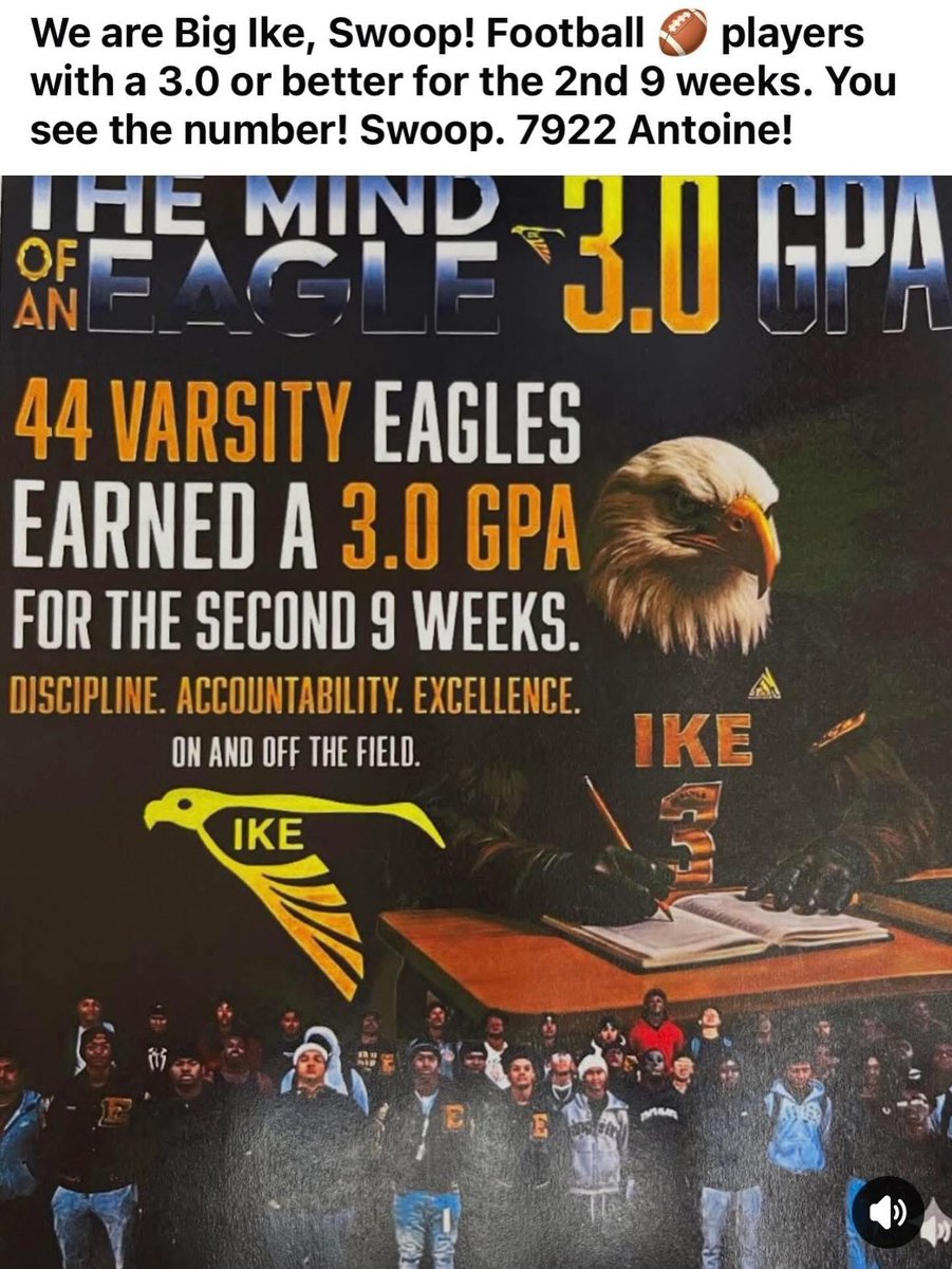 IKE Eagles Football tweet media