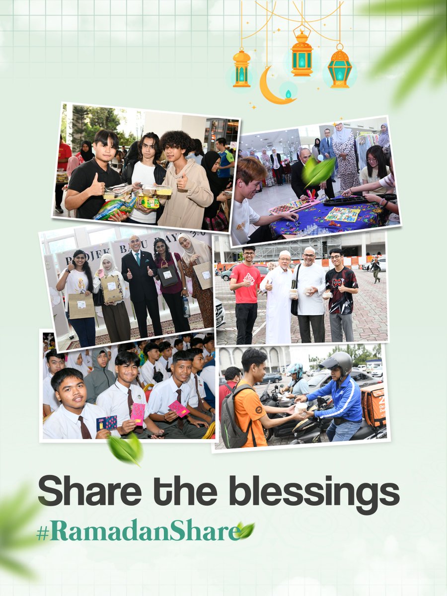 MSUmalaysia's tweet photo. Together this Ramadan, at #MSUmalaysia. A month to care for the heart, share the blessings, recharge spiritually, embrace the Ramadan vibe, and reconnect with faith, family, and community.
May this blessed month bring peace, kindness, and meaningful moments to us all. 🌙

#MSUIhyaRamadan
#RamadanCare #RamadanShare 
#RamadanRecharge #RamadanVibe 
#RamadanConnect