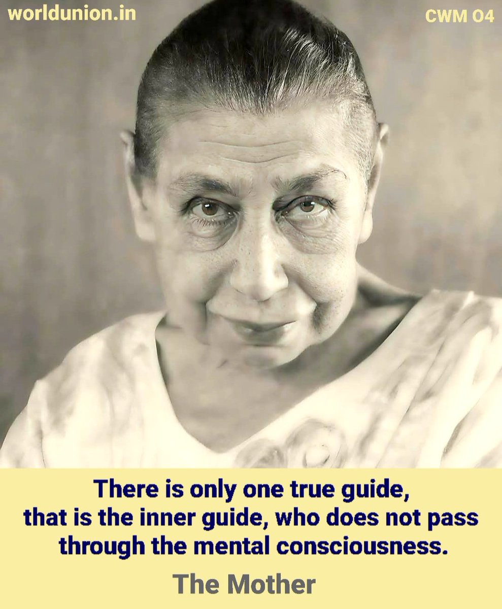 Thy soul has strength and needs no other guide #SriAurobindo

The Divine Consciousness must be our only Guide. #TheMother

The Yoga does not proceed by upadeśa but by inner influence. 
**
Purity is to accept no other influence but only the influence of the Divine. 

#SriAurobindo