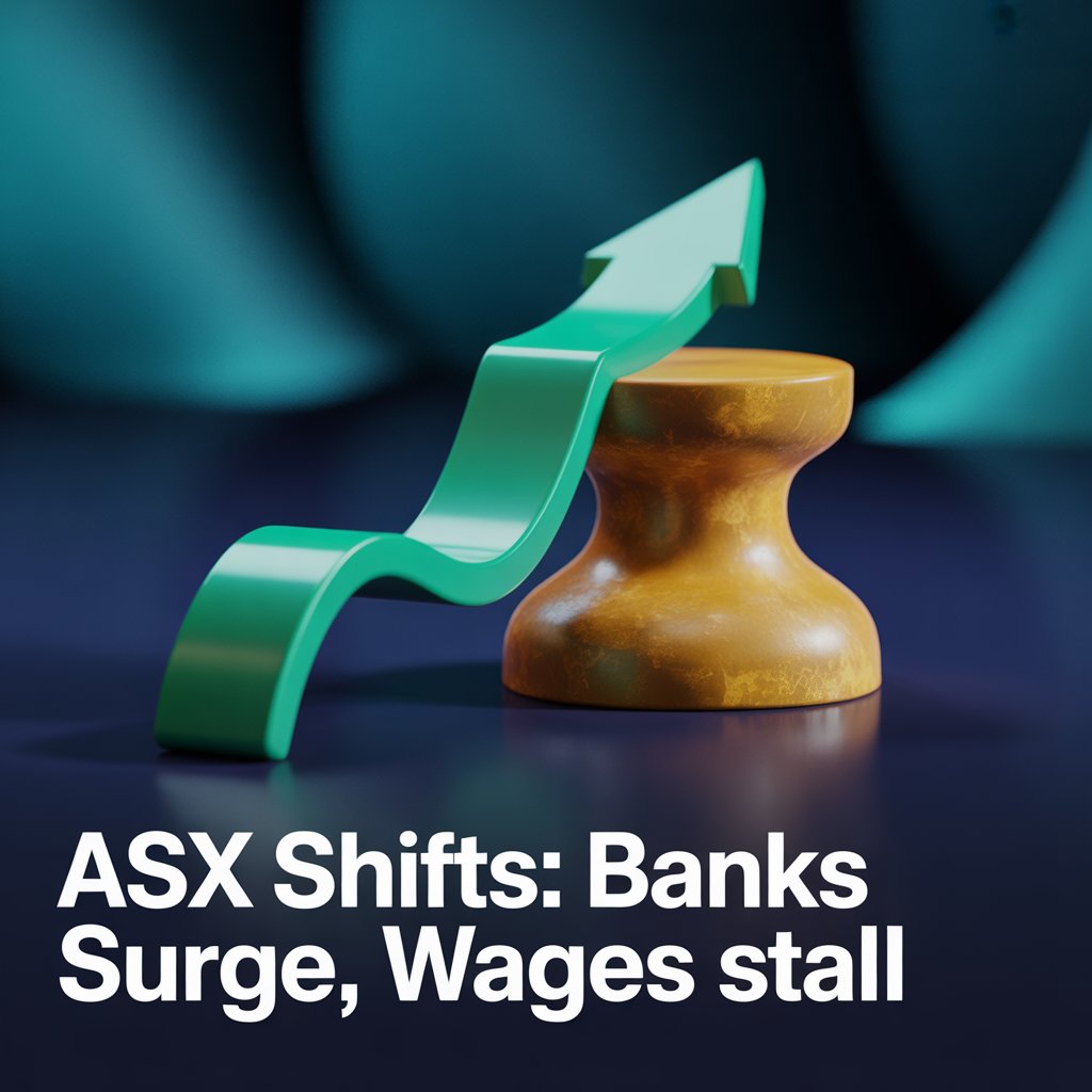 aus_stockreport's tweet photo. 💰 Real wages fall as #Wages rise 3.4% vs 3.8% inflation 📉, curbing consumer spending on #ASX. #NAB profits surge 30% to $2.2B, lifting shares 4% 📈. #Bluescope takeover bid jumps 8% to $14.2B ⚡, while #Santos cuts 10% workforce amid 35% profit drop 🛢️ #ASR https://t.co/bKNkf0GNR1