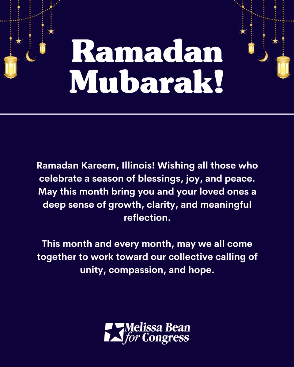 Ramadan Mubarak, Illinois!