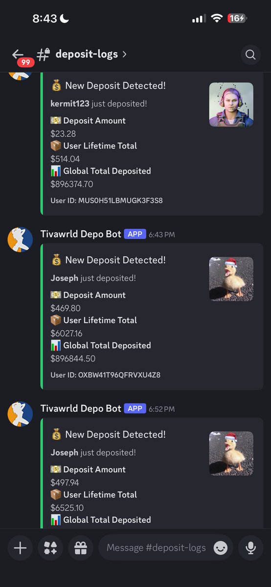 i love this bot my manager made

i wake up every morning &amp; stalk my code users😍