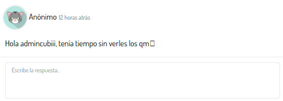 no estoy tanto en el fandom pero cada tanto me pasoo, tambien te quiero anon