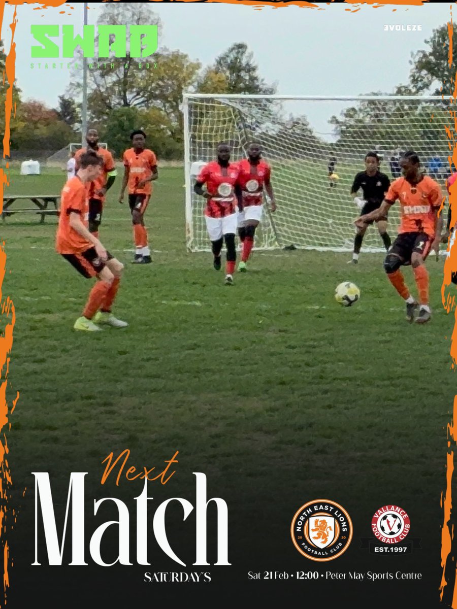 NorthEastLions1's tweet photo. #nextup Vallance visit Peter May in @EssexAllianceFL Premier West, 12 midday kickoff on the 3G.
Come down and cheer on the lions and if you’re keen there’s another 2 games after us too!
Thanks to our 25-26 #supporters:
#swablogistics
#thebeautyretreat
#grassrootsfootball https://t.co/rPXdADi8Wi