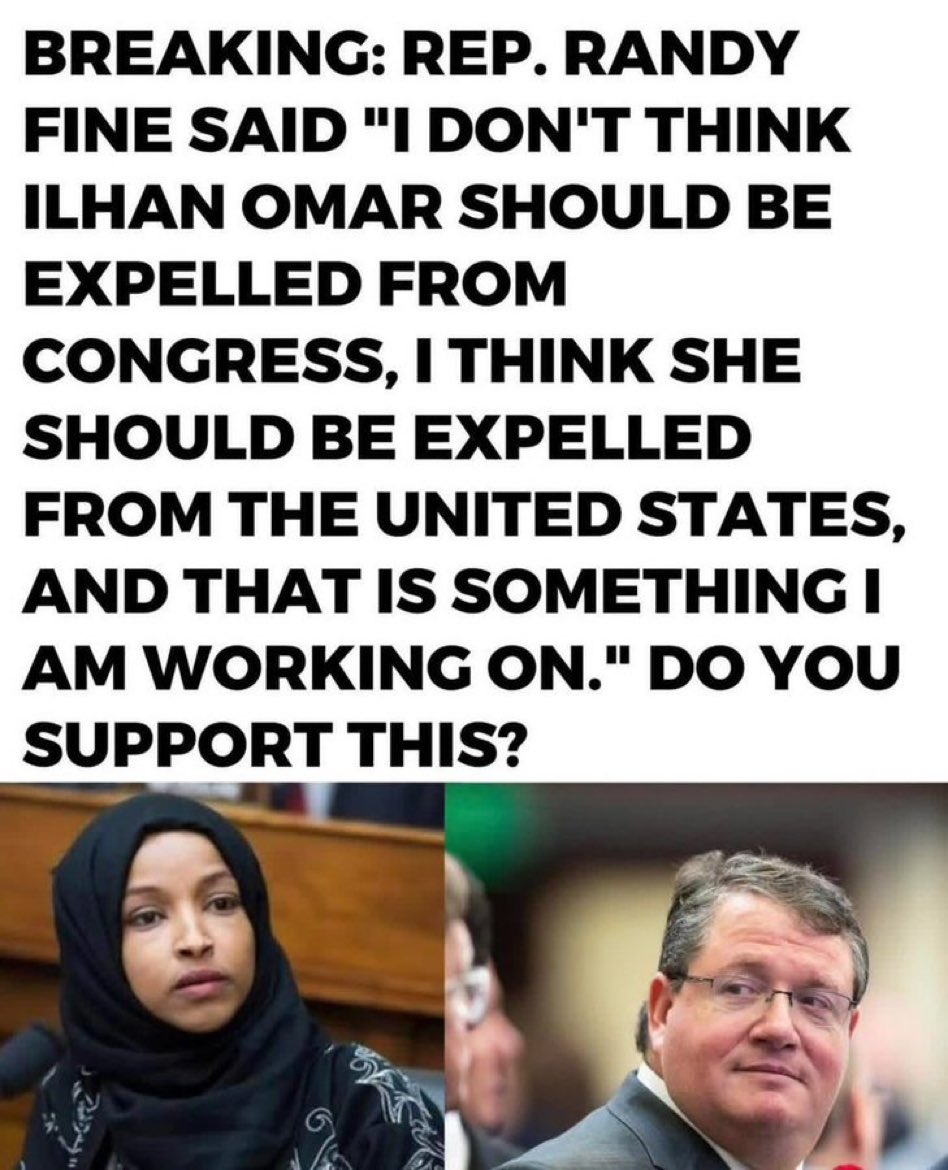 Do they u agree with Randy Fine?
