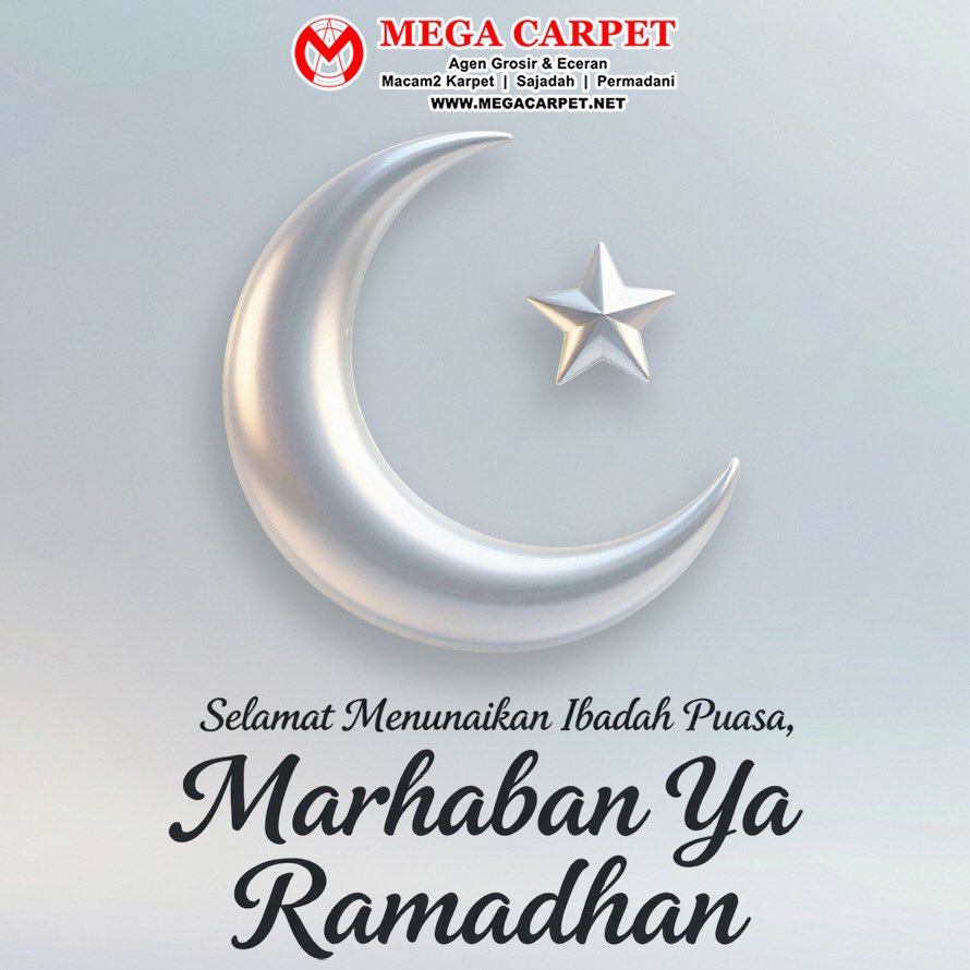 MegaCarpet's tweet photo. Selamat Menunaikan Ibadah Puasa

“Titik balik menuju kebaikan. Selamat menyambut bulan suci dengan senyuman.”

#Puasa #Fasting #Ramadhan #MegaCarpet https://t.co/LRrK3ryxCZ