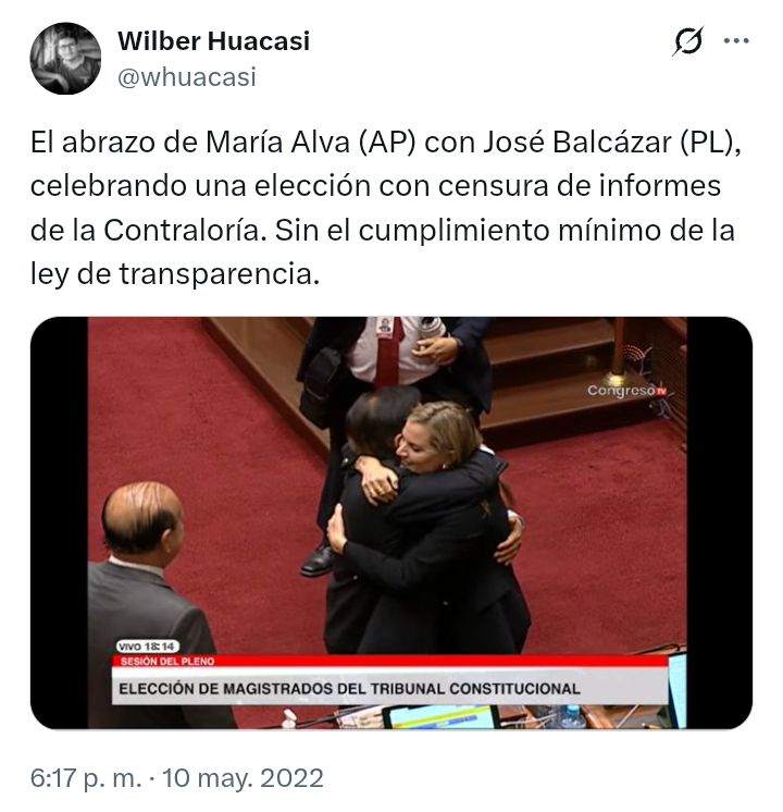 arihmanperuano's tweet image. #Balcazar y #MalcriKarmen son dos sapos del mismo pozo. Ambos son parte del mismo Pacto Mafioso, aliados d Keiko, Cerrón y la DBA. Cualquiera d los dos da lo mismo. Recuerden el abrazo d ambos luego d elegir al #TC fuji-cerronista. #LaMismaMierda