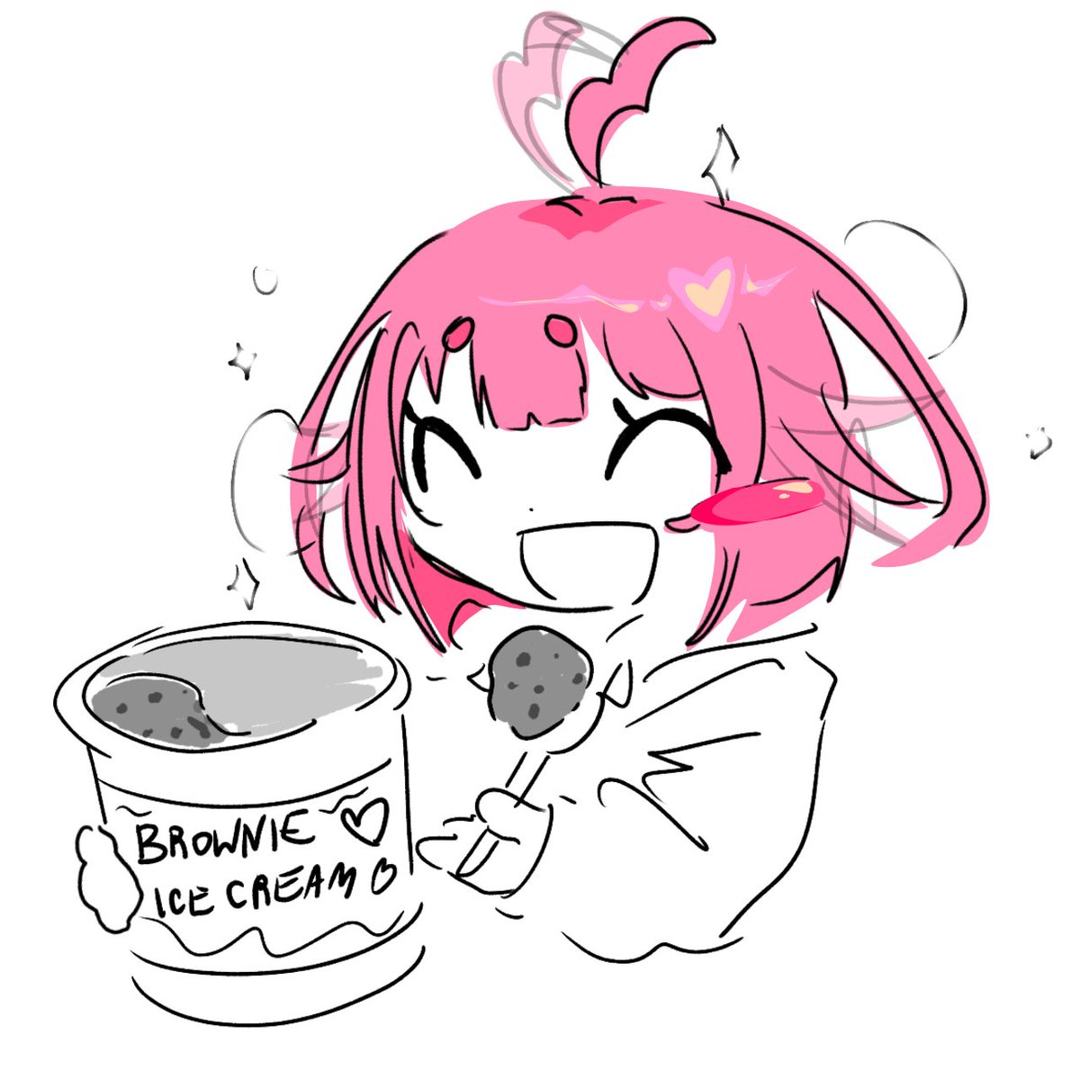 Pluvirain09's tweet photo. 10 min doodle of Emu Otori eating ice cream (⁠◍⁠•⁠ᴗ⁠•⁠◍⁠)
#prsk_FA #EmuOtori https://t.co/wMSOmvJZQO
