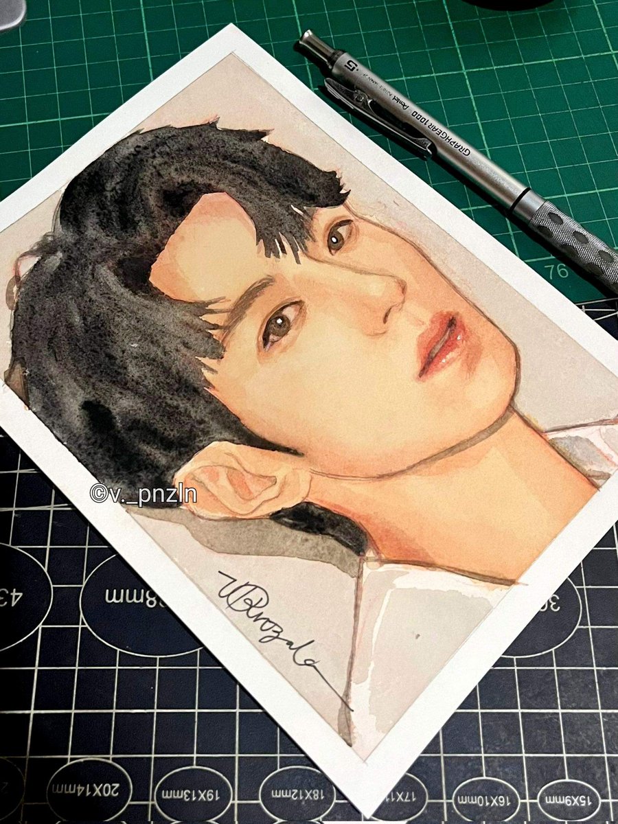 I forgot I had this small watercolor painting of Peien