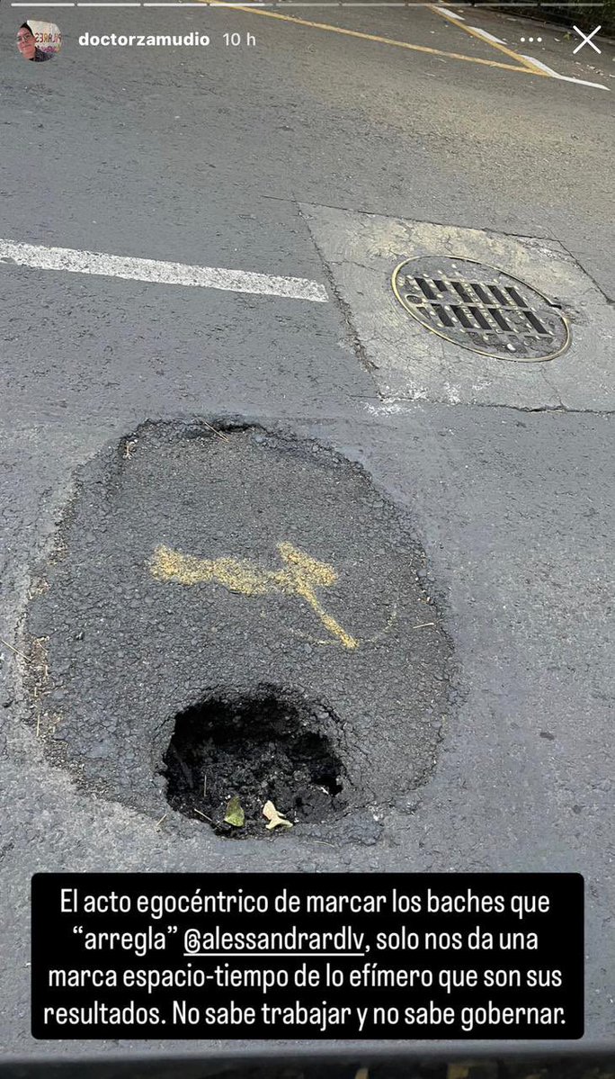 Vecinas y vecinos, esto no es un tema de colores ni de política, es un tema de responsabilidad.

En Cuauhtémoc se están “tapando” baches que a los pocos días vuelven a abrirse. No basta con rellenarlos y pintarles la silueta de la Diana; lo que necesitamos son trabajos bien