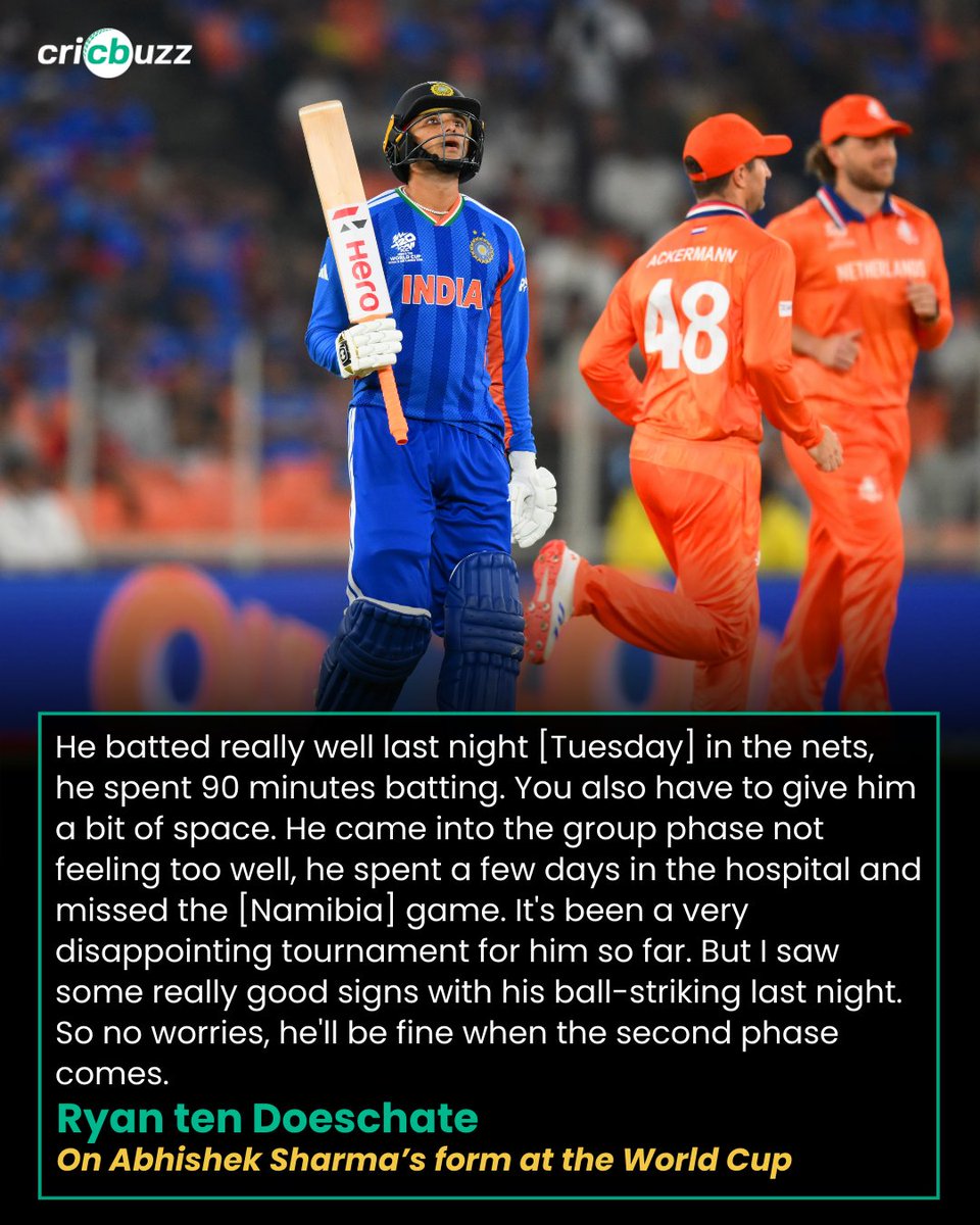 ⚡️𝐀𝐛𝐡𝐢𝐬𝐡𝐞𝐤 𝐒𝐡𝐚𝐫𝐦𝐚's hat-trick of ducks... not a worry for India 👀 #T20WorldCup