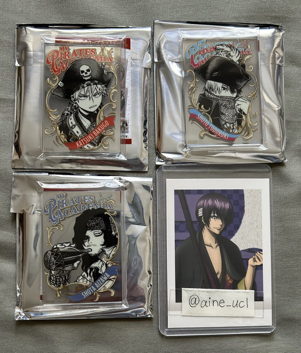 aine_ucl's tweet photo. 【交換】僕のヒーローアカデミア ヒロアカ パブミラー風 アクリルステッカー コレクション 

譲）爆豪 轟 相澤 (画像一枚目参照)
求）爆豪 (画像二枚目参照)

郵送交換希望📮
検索からでもお気軽にお声掛けください🙇‍♀️ https://t.co/eT4DZOMOCT