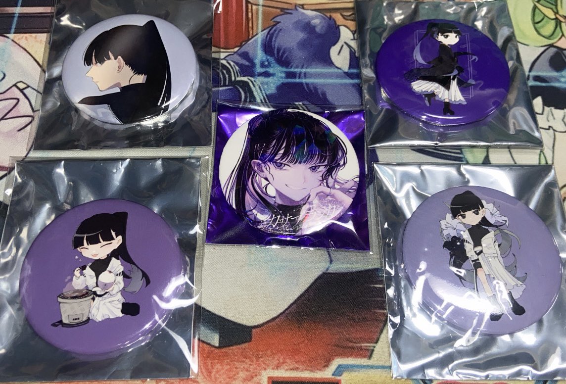 吉乃ちゃの初期缶バと『カサブランカ』シークレットGETした