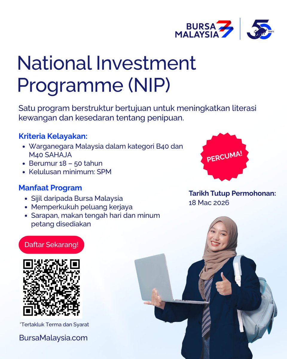 Bursa Malaysia Bhd 197601004668 (30632-P) tweet media