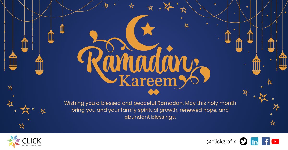 clickgrafix's tweet photo. Wishing a blessed Ramadan to our valued customers and partners! May this month bring you peace, joy, and prosperity. 🌙✨

#RamadanKareem #Blessings #Community https://t.co/77lc10stC2