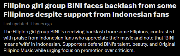 Minsan nakakahiya talaga maging Pinoy eh. What should be a celebration of international Filipino talent somehow becomes a subject of debate? Wdym mas dinedefend pa sila ng foreigners kesa kapwa nila?

"It's better in the Philippines" nga naman, kahit pagdating sa crab mentality.