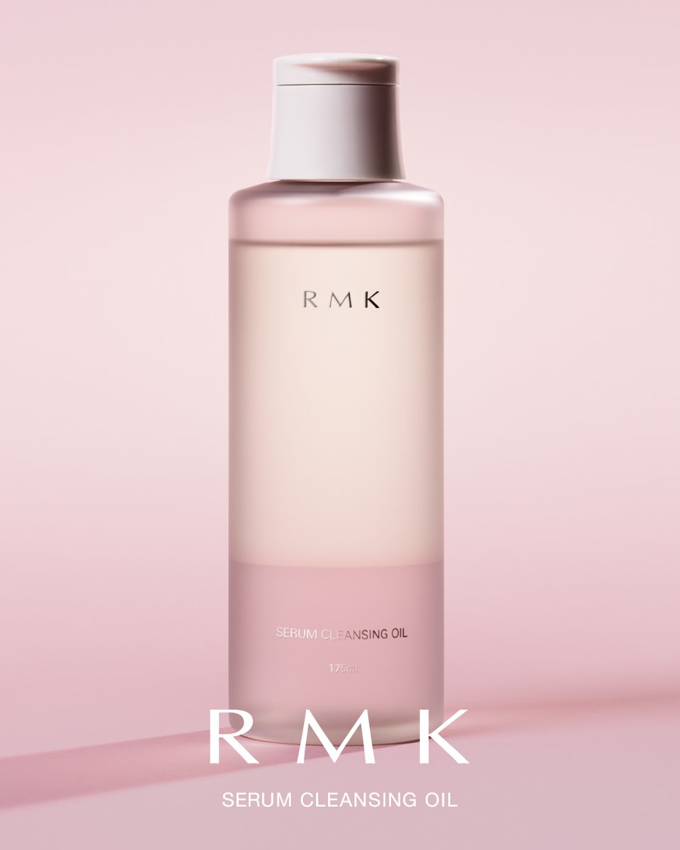 rmkrmk_jp's tweet photo. 【本日より全国予約開始】

メイクを浮かせてまたたく間にオフ
美容液仕立てのクレンジングオイル誕生

洗いあがり後のオイル残りも気にならないストレスフリーな使い心地

#RMK セラム クレンジングオイル
4,180円(税込)
2026年3月6日(金)新発売

▶️https://t.co/4LcpyAbpue https://t.co/X21I6BIJvT