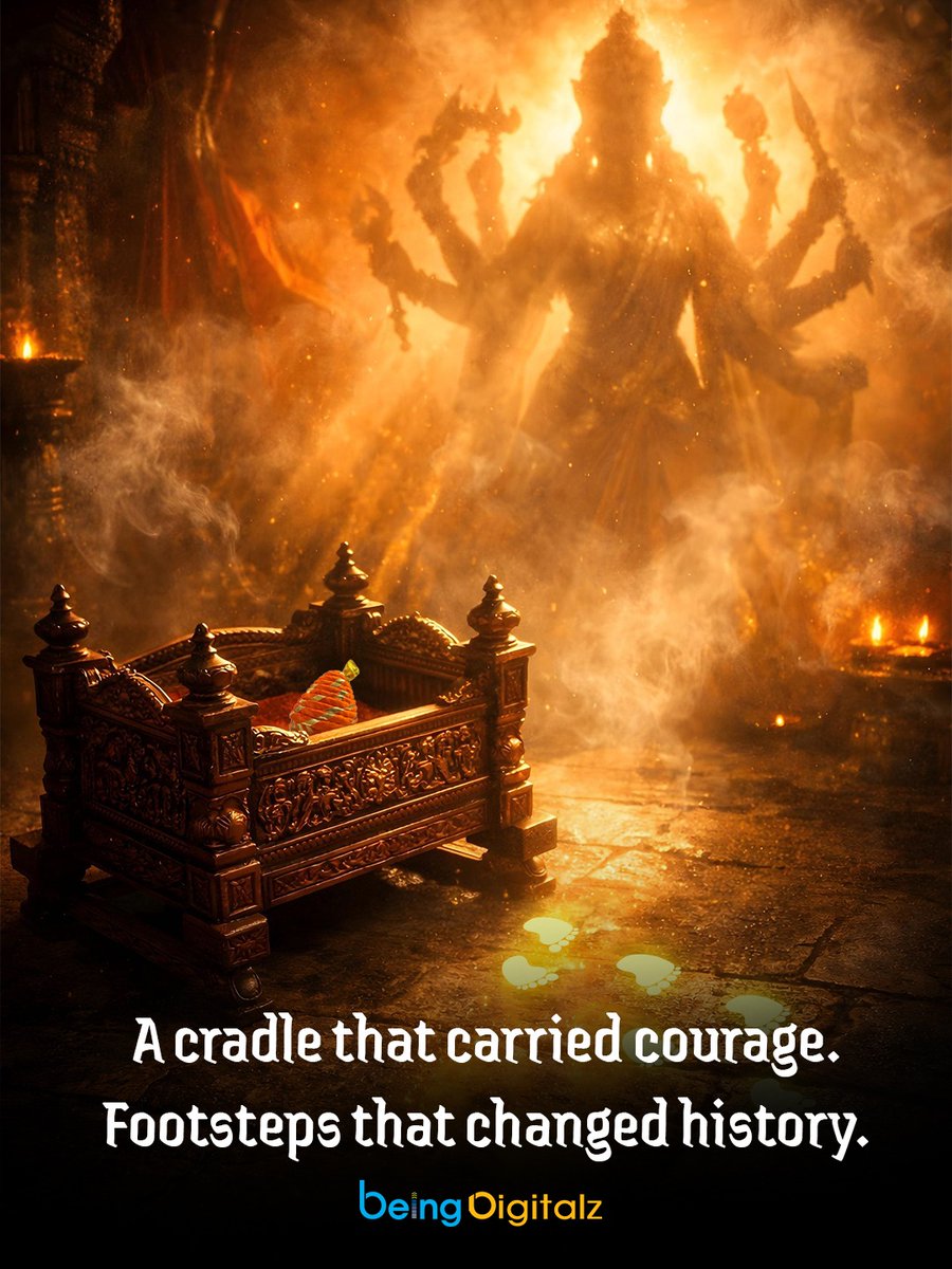 Before the throne, there was a cradle. 
Before the roar of Swarajya, there were footsteps.
A cradle that carried courage.
Footsteps that changed history.

On this #ChhatrapatiShivajiMaharaj Jayanti, we bow to the vision and valor of Chhatrapati Shivaji Maharaj.

#JaiBhavani #BDz