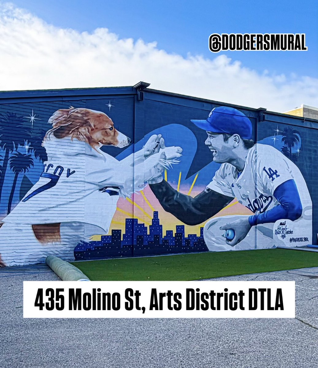 LA Dodgers Mural Locations tweet media