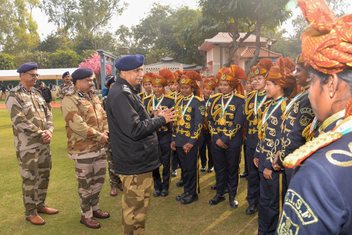 CISFHQrs's tweet photo. Some Are Born To March. Some Are Born To Lead The March.

From the quiet hills of Manipur to the thunder of applause on the national stage, Lady Constable Lydia Chingbiaksiam carries a story stitched with sacrifice, perseverance and pride. Joining the CISF in 2022, she became part of history with the formation of the CISF Women Band in 2023—turning dreams into duty.

At the 26th All India Police Band Competition-2025 (AIPBC), her baton spoke louder than words—earning her the Best Conductor award, as the CISF Women Band lifted the Overall Championship & First Prize. A moment where hard work met honour and service found its rhythm.

Her unwavering dedication, discipline and passion serve as a powerful inspiration to young women across the nation - showing that with courage, perseverance and belief, they too can rise, lead and bring honour to the country.

CISF is continuously encouraging and nurturing talented youngsters, motivating them to pursue excellence and achieve expertise in their chosen and cherished domains. Through sustained support, guidance, and opportunities, the Force is committed to empowering youth to realize their full potential and contribute meaningfully to the nation.

#NationFirst #ShieldOfSecurity #WomenInUniform #CISFWomenBand #NortheastPride #Rythm #Manipur

@HMOIndia 
@PIB_India 
@mygovindia 
@DDNewslive 
@CISFTraining 
@NBirenSingh 
@DIO_Ccpur