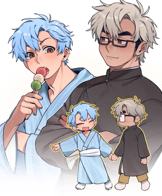 I wanted to draw TokiExem in traditional clothing for Lunar New Year :)