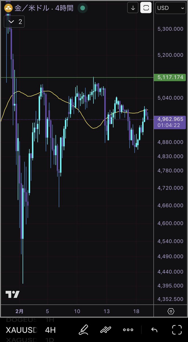$SILVER $XAGUSD
Xで100回見た伝説のリーチ目現る。

12月末1月末と連続証拠金引き上げ暴落タイムから何とか半値-0.618%戻しの調整区間でウロウロ。
だが今月2月27日は銀の現物引渡し期限で首の皮一枚…条件は完璧に揃ってる。
後世に残る派手な飛び込み見せてこい。
（ってかはじめて見たかもしれん）