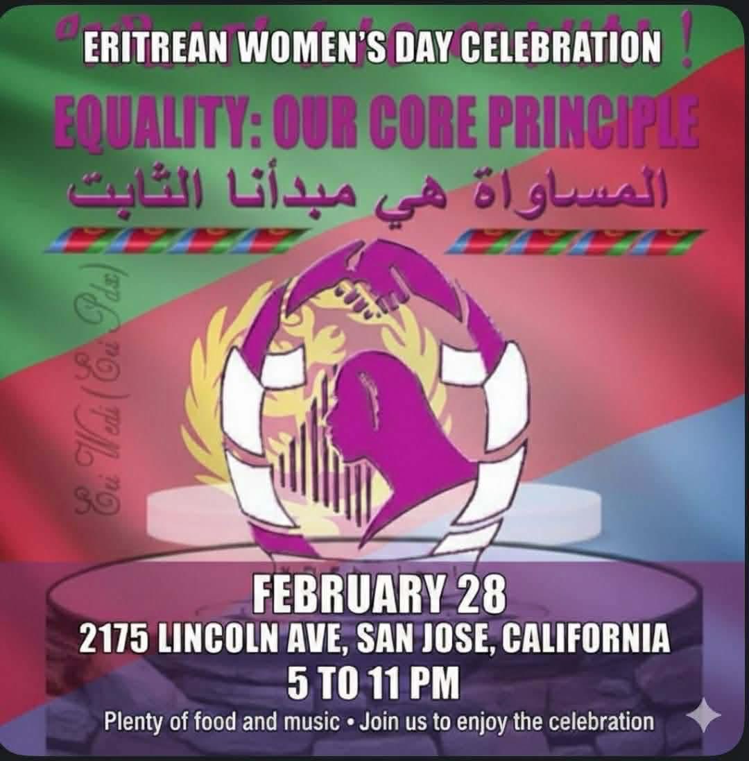 hadnetkeleta's tweet photo. ገለ ካብ ጽምብላት መጋቢት 8, 2026 — #Oakland, #Minnesota, #DMV, #SanJose.
Let us celebrate the gallant heroines of #Eritrea — symbols of courage, resilience, and unwavering dedication. 🇪🇷
#Nuew #EritreanWomen #IWD26 https://t.co/MxDwTgbtcA