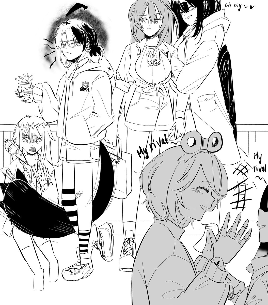 it started from “let’s just draw anything” to solve the artblock and somehow coming to a full picture