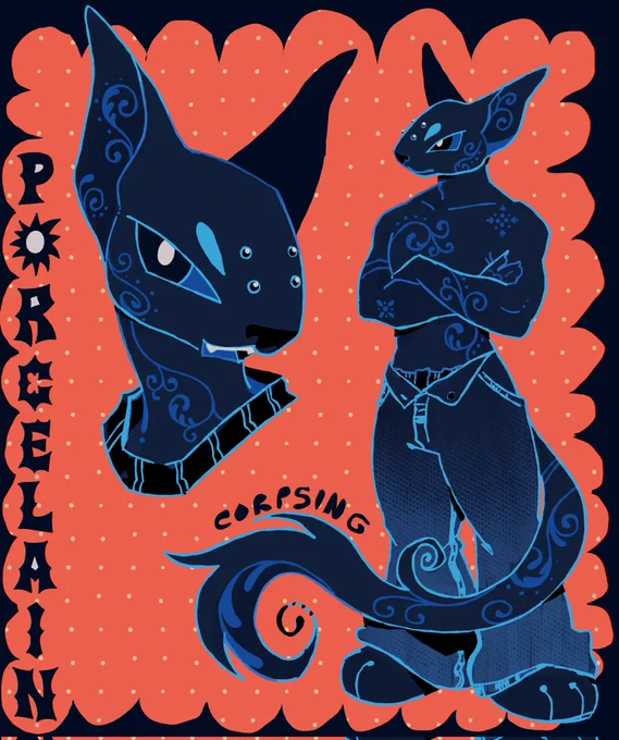 porcelain cat