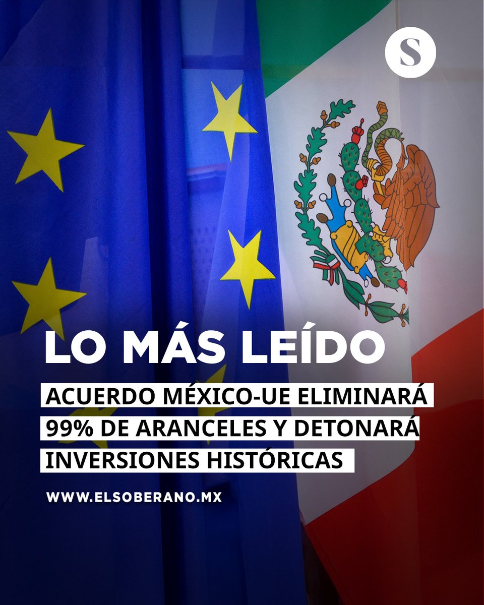 #LoMásLeído 🤝 Acuerdo México-UE eliminará 99% de aranceles y detonará inversiones históricas

El embajador de la UE aseguró que el tratado modernizado se firmará a mediados de 2026, fortaleciendo comercio, inversión y cooperación cultural entre ambos territorios.

Más en: