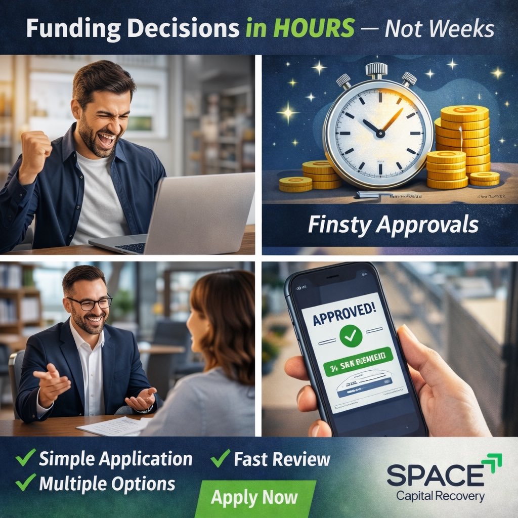 Banks move slow.
Opportunities don’t.

If your business has been open 3+ months, you may qualify for funding in hours.

Se habla español.

#linkinbio #businessfunding