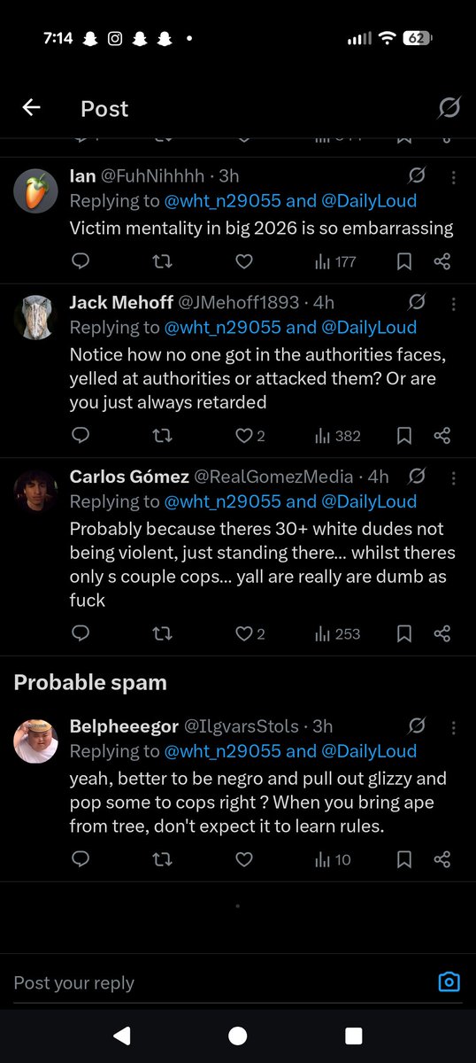 LB4isu's tweet photo. @P2Locks @RANBY0 @DailyLoud There's literally people on this original thread saying racist things. https://t.co/U2R59Wrjpr