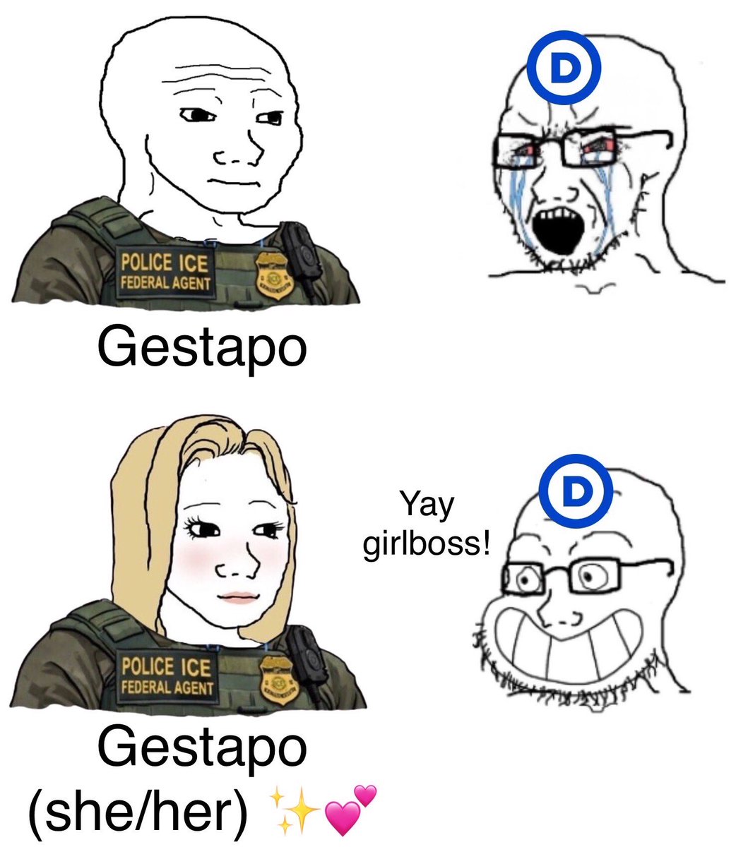 Democrats when ✨girlboss fascism✨