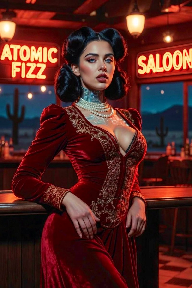 Meet Lila, madame of the park saloon.