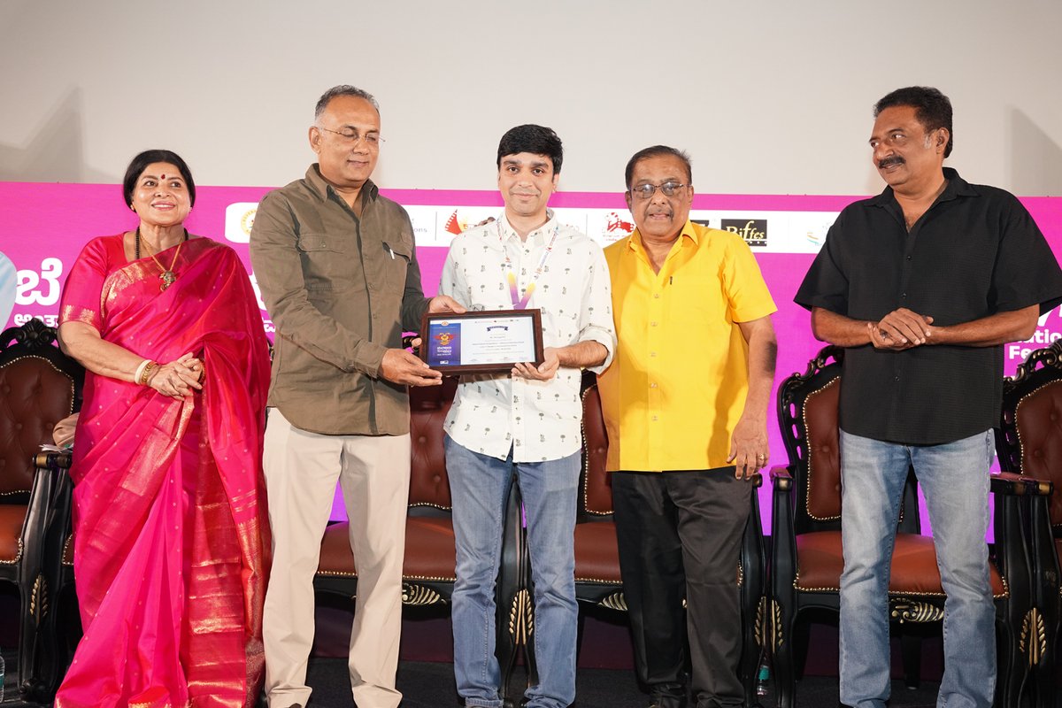 BIFFESBLR's tweet photo. Asian Cinema Competition – Advisory &amp; Selection Panel | 17th BIFFes

Honouring the esteemed Advisory &amp; Selection Panel behind the Asian Cinema Competition section at the 17th BIFFes.

#17thBIFFes #BIFFes2026 #WorldInBengaluru #FIAPF #AsianCinemaCompetitionAdvisorySelectionPanel https://t.co/jOdxMJ1VUy