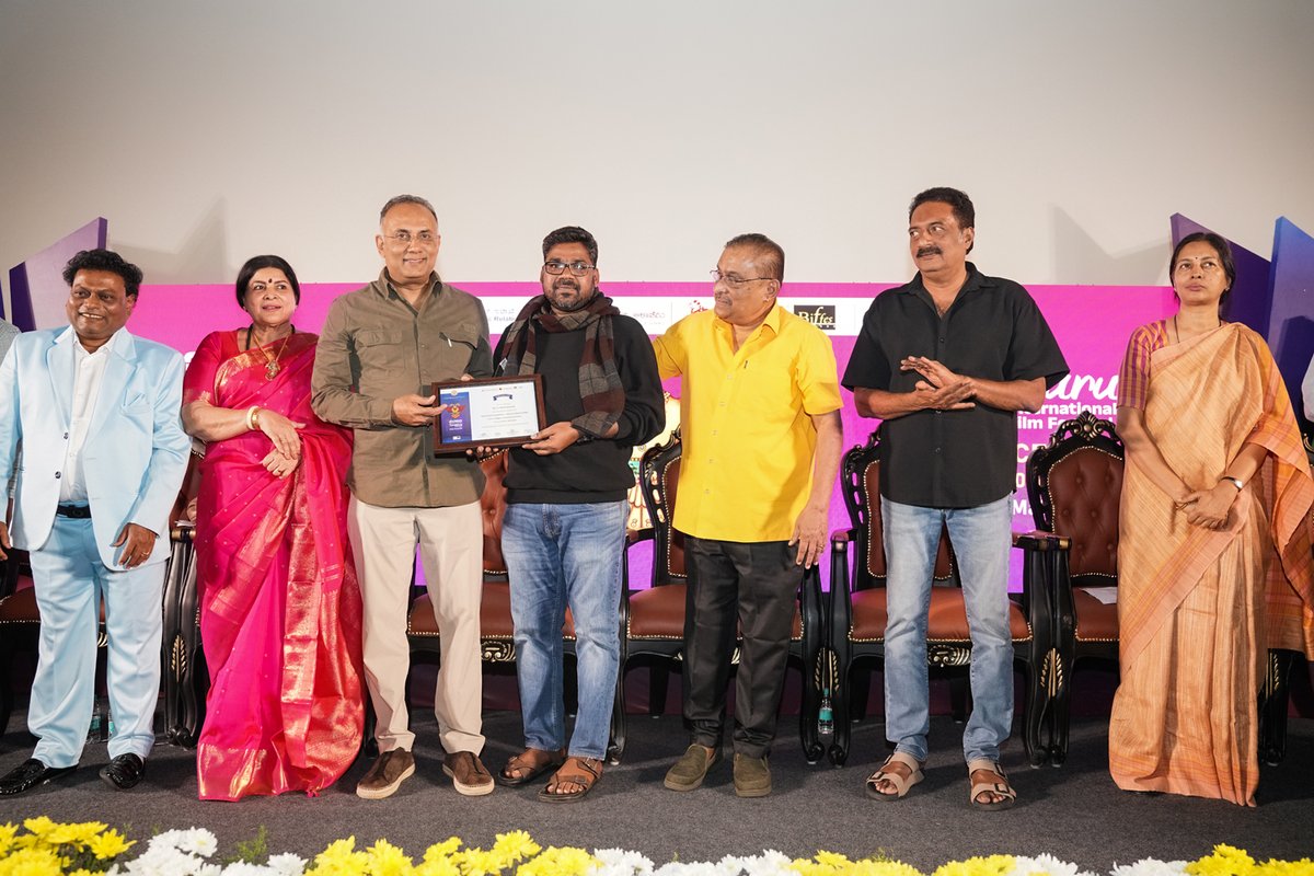 BIFFESBLR's tweet photo. Asian Cinema Competition – Advisory &amp; Selection Panel | 17th BIFFes

Honouring the esteemed Advisory &amp; Selection Panel behind the Asian Cinema Competition section at the 17th BIFFes.

#17thBIFFes #BIFFes2026 #WorldInBengaluru #FIAPF #AsianCinemaCompetitionAdvisorySelectionPanel https://t.co/jOdxMJ1VUy