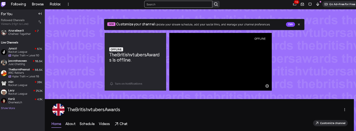 WE HAVE  A OFFICAL TWITCH ACCOUNT NOW