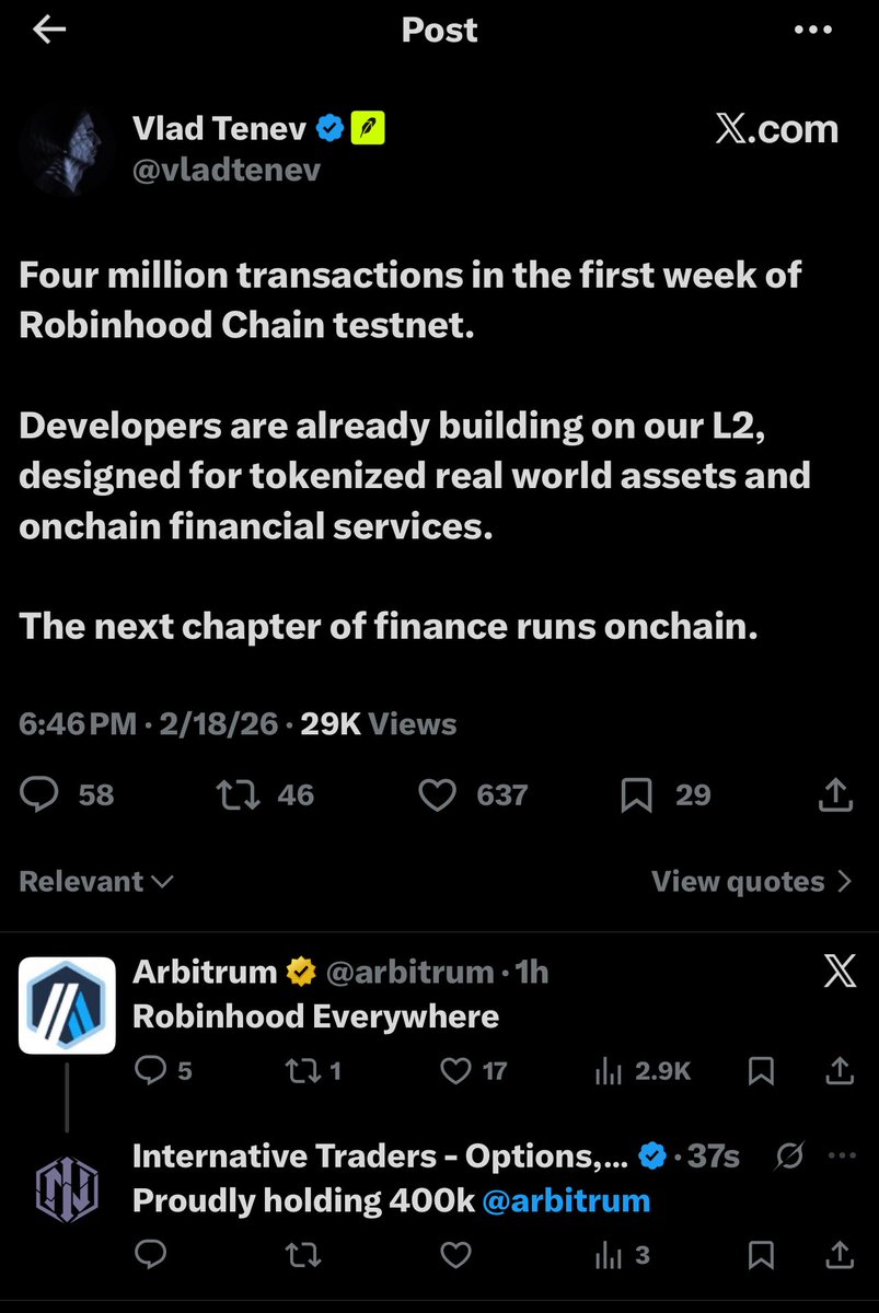 $ARB i can see what others cant 🤙

<a href="/arbitrum/">Arbitrum</a>