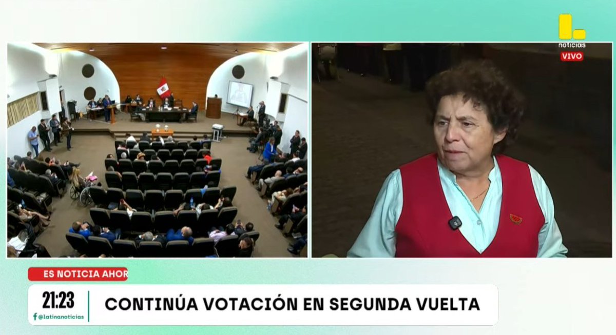 🚨 #LOÚLTIMO |  Susel Paredes informa que ha votado nulo, que no podría votar por ninguno de los dos candidatos: "Ellos forman parte del pacto. Además, jamás votaría por Balcázar, un señor que dice que las niñas que tienen relaciones sexuales maduran más rápido y esa aberración